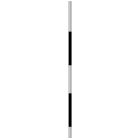 Black/White PVC Golf Flag Poles