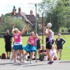 Pair of NB3 Socketed Netball Posts