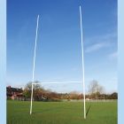 11.9m Socketed Heavy Duty Senior Steel Rugby Posts