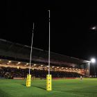 13m Hinged Premier Aluminium Rugby Posts