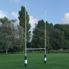9m Socketed No 2A Steel Rugby Posts