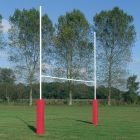 6m Socketed No 3 Steel Rugby Posts
