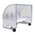 2.5m Portable Team Shelter with 4 Bucket Seats