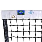 3.5mm Championship Quad Stitched Tennis Net - White Vinyl Headband