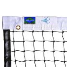 2.5mm Matchplay Quad Stitched Tennis Net - White Polyester Headband