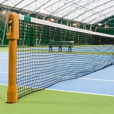 Vermont 3.5mm DT Championship Tennis Net [Wimbledon - 10kg] - Loop & Pin + Green Label