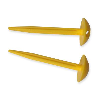 8mm Diameter x 80mm Long Plastic Mushroom Pegs (Pack of 100)