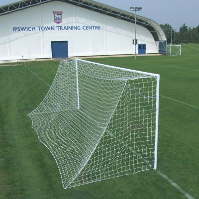 Pair of 7.32m x 2.44m x 60mm dia. Senior Heavyweight Football Goals
