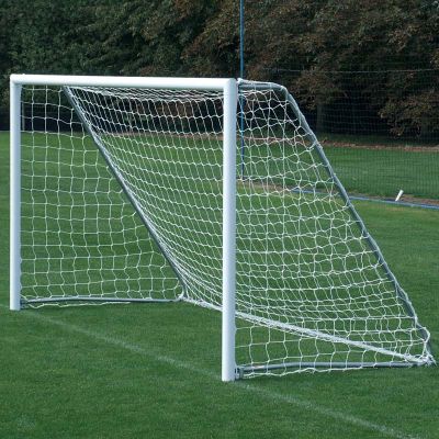 Pair of 4.88m x 1.83m Folding Aluminium Mini Soccer Goals