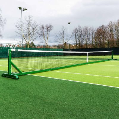 Vermont 360° Freestanding Tennis Posts [Posts + Additional Weights] - Green