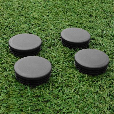 Replacement Caps For 76mm Round Tennis Post Sockets [Plastic]