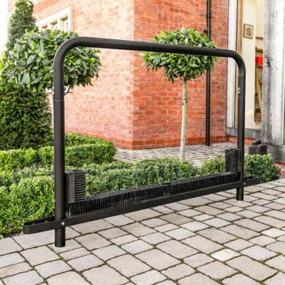 Heavy Duty Boot Wiper with Scrapers (Double / Permanent)