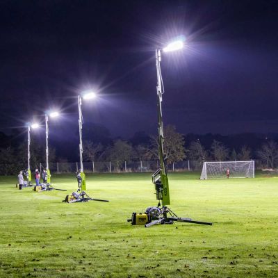 Sports Lite K65 Quad Pods - Mobile Sports Floodlighting Towers