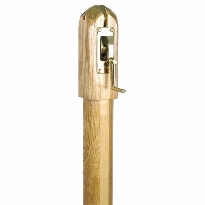 Pair of Ash 'Centre Court' Tennis Posts & Sockets