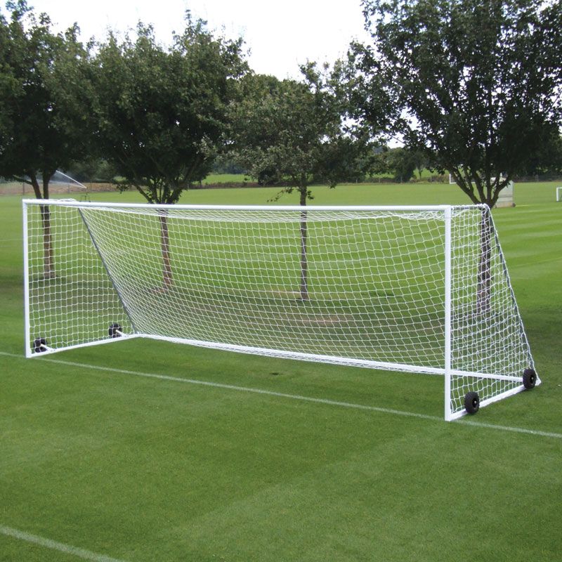 Pair of Freestanding 60mm Junior Size Heavyweight Football Goals