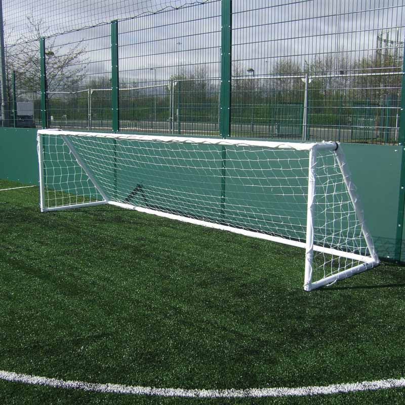3.66m Heavy Duty Steel 5aside Goals Pack c/w Nets