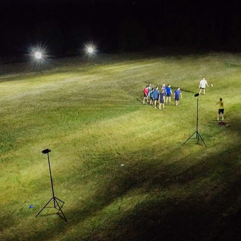 Portable floodlights online for football