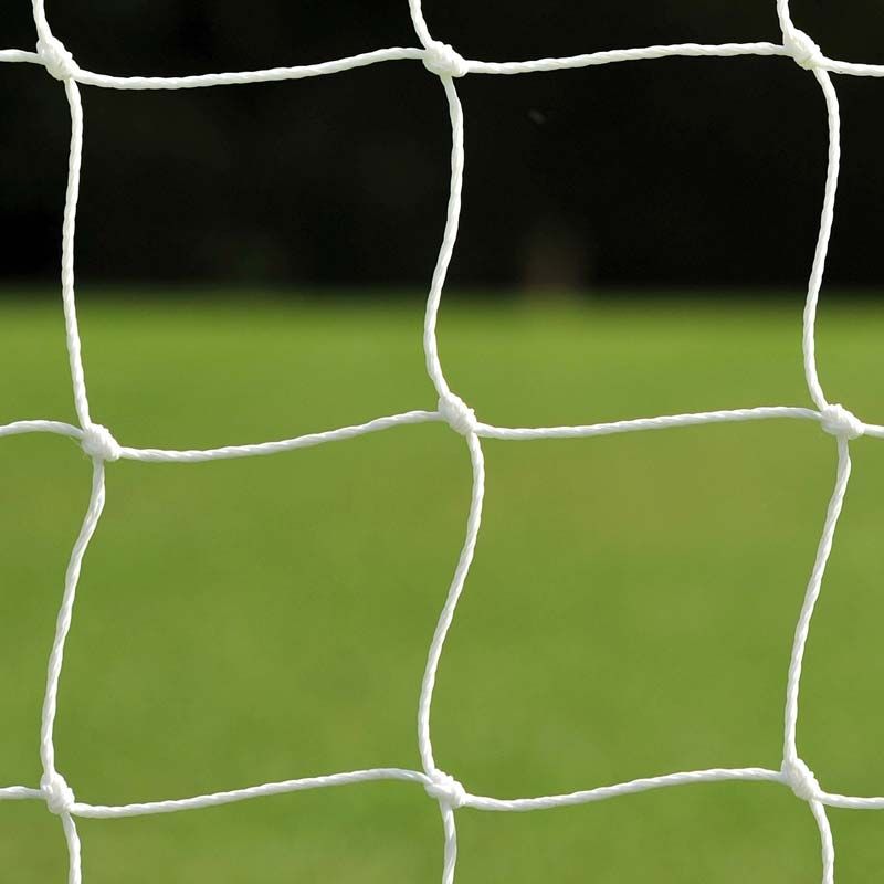 Pair of Full Size White Football Nets (3mm/White) Great Value