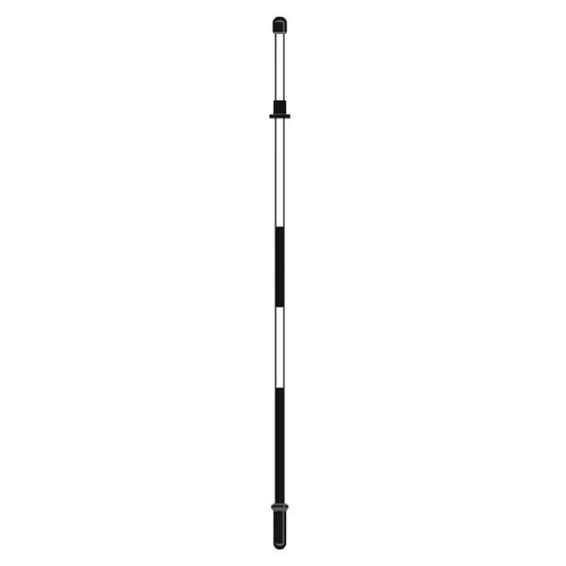 Golf Cups, Pins & Flags Black/White Golf Flag Poles