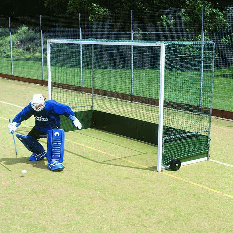 Premier Steel Hockey Goals (Pair / 460mm PVC Backboards)