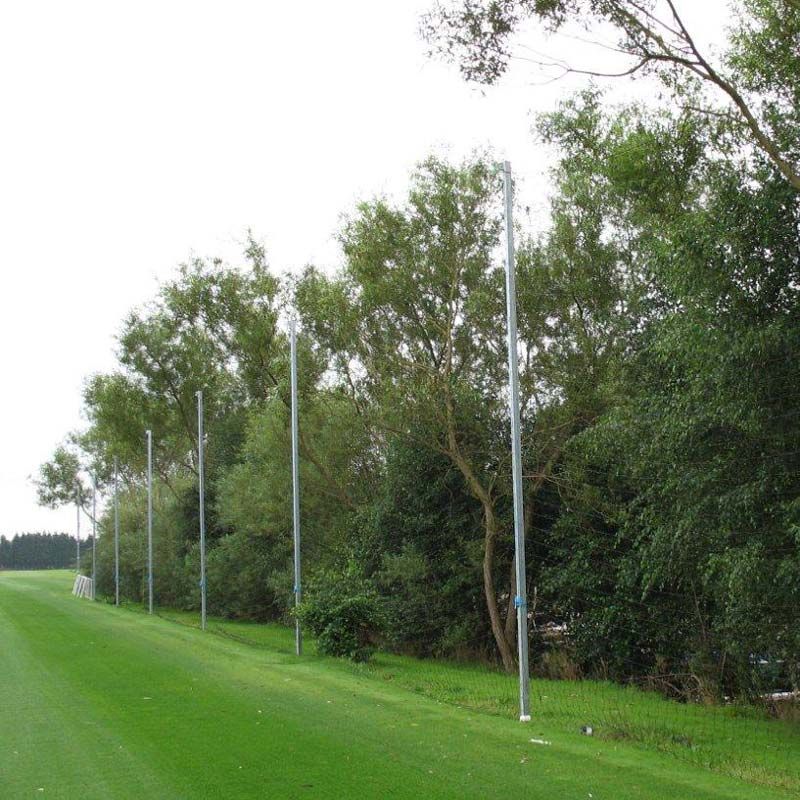 Perimeter Fencing Ball Stop Nets Permanent Heavy Duty Socketed