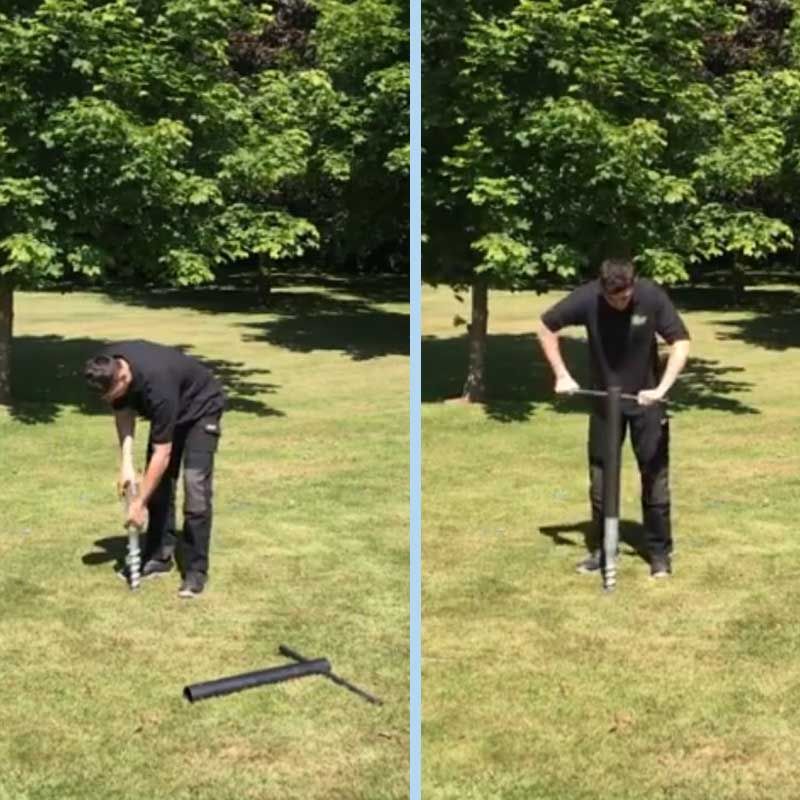 Spectator Barrier Ground Screw Sockets