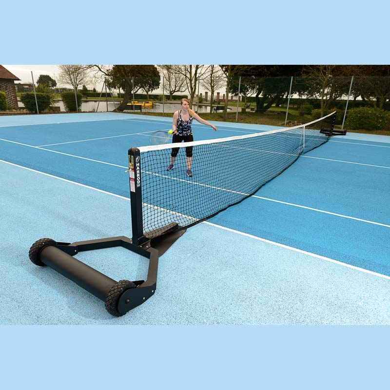 Freestanding Self Weighted Wheelaway Tennis Posts & Net