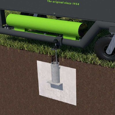 Portable Team Shelter Artificial Turf Pitch (ATP) Sockets