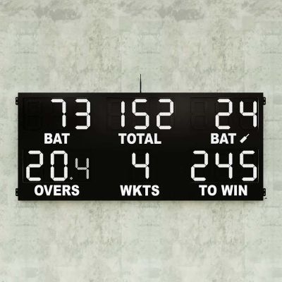 Electronic Cricket Scoreboard (16 Digit/Play Cricket Compatible)