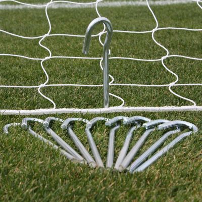 Pack of 10 250mm Heavy Duty Steel Ground Pegs