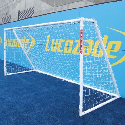 Pair of 4mm 3.66m x 1.83m Braided Mini Soccer Nets