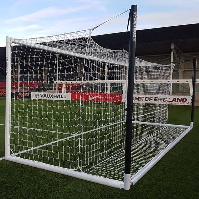 Pair of 7.32m x 2.44m Senior 3G UEFA Portagoals - No Diagonal Supports