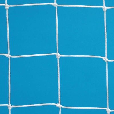 Pair of 4mm 3.66m x 1.83m Mini Soccer Box Euro Portagoal Nets