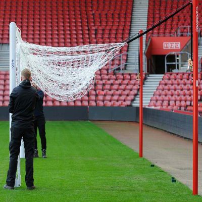 Set of 2 Senior 4G Stadium Pro Goal Hinged Bottom Net Supports
