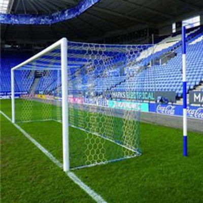 Pair of 4mm Two Colour Hexagonal Box Shaped Football Nets
