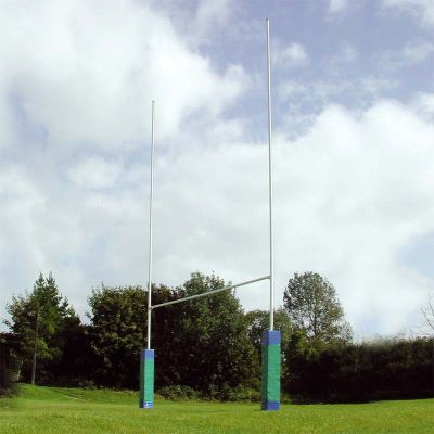 10.1m Socketed Senior Steel Rugby Posts