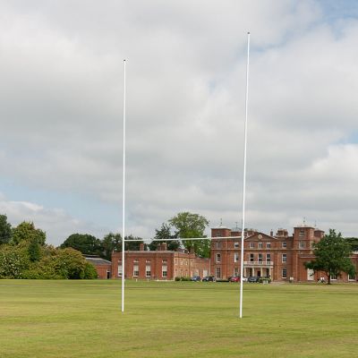 10.6m Demountable Aluminium Rugby Posts