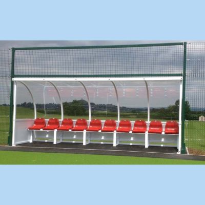 5m Premier Curved Freestanding Team Shelters