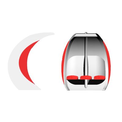2m FibreTech Pro Shelter - Team Colours