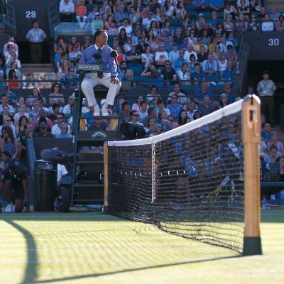 Pair of Ash 'Universal' Tennis Posts
