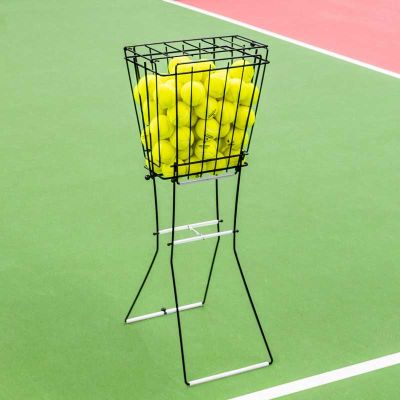 Tennis Ball Basket & Hopper (72 Ball Capacity)