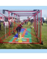 12m Galvanised Fixed Concertina Cricket Cage