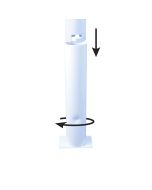 Pr 7.32m x 2.44m x 76mm Super H/weight Goals c/w Locking Sockets