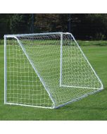 Pair of 4.88m x 1.83m Fixed Freestanding Steel Mini Soccer Goals