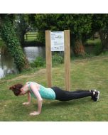 Fitness Trails - Illustrated Exersign Artwork