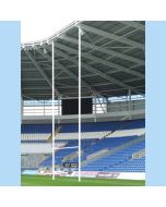 11m Hinged Aluminium Rugby Posts