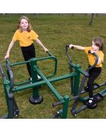 Childrens Spacesaver Outdoor Gym Multi-Unit