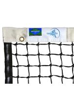 3.5mm Championship Grand Slam Tennis Net - Cream Canvas Headband