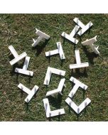 Grass Court Marking Pins - 10 'T's & 4 'L's
