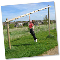 Fitness Trail Arm Stretch